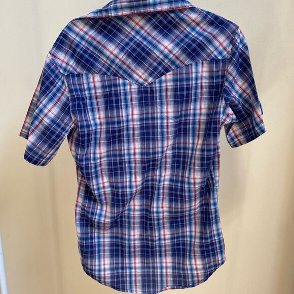 Wrangler western pearl snap button-down - Picture 3 of 5
